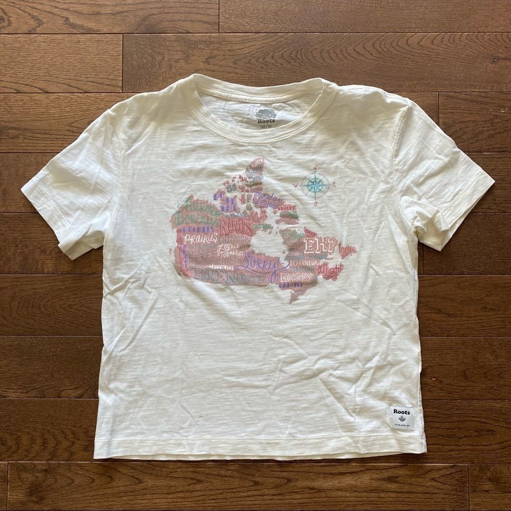 Roots T-shirt - Canada Map - Picture 2 of 9
